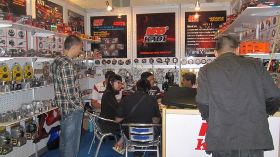 KADI IN TWO WHEELS TRADE SHOW 2011